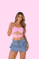 Cropped Peach